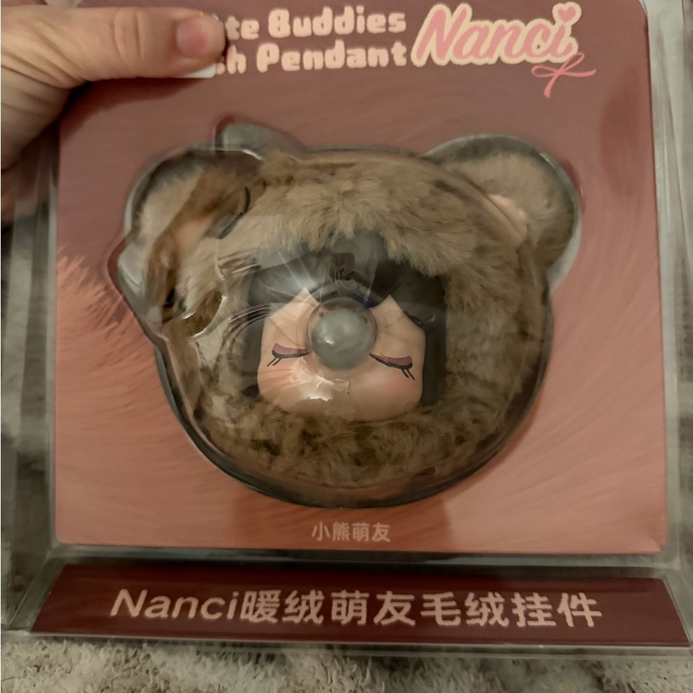 Nanci Cute Buddies Bear Plush Pendant